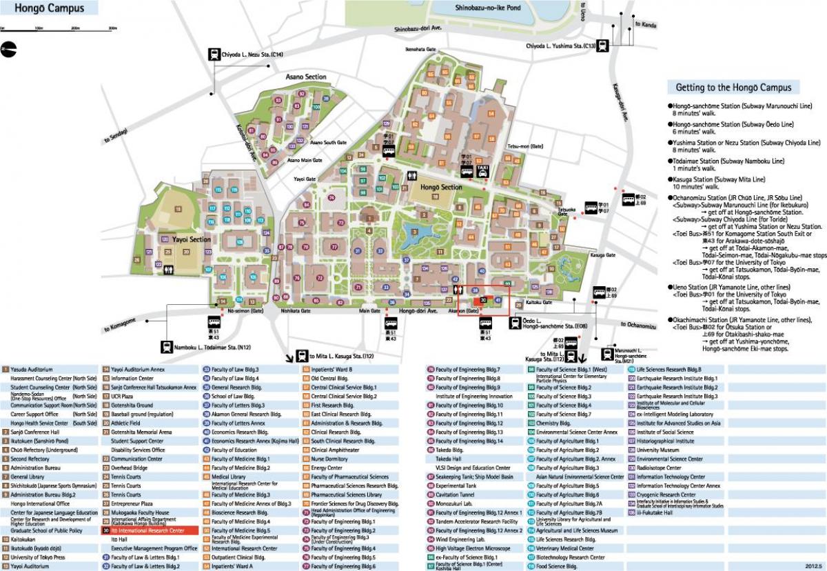 mapa de hongo campus