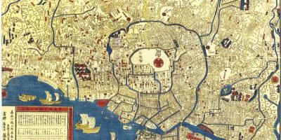 Mapa de la antigua Tokio