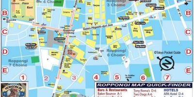 Mapa de roppongi