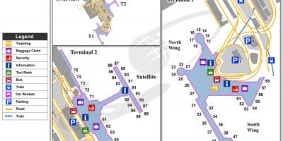 Nrt aeropuerto de Tokio mapa