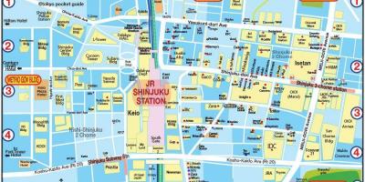 Mapa de Shinjuku
