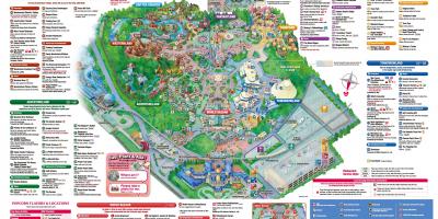 Disney mapa de Tokio